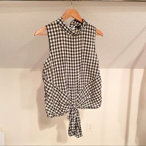 Ann Taylor Gingham summer top.
